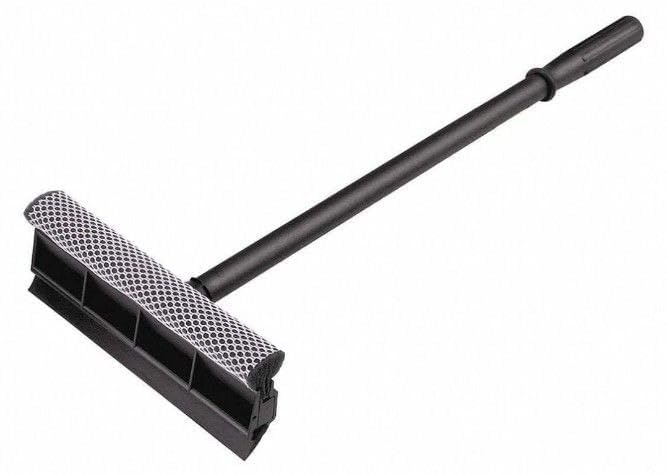 High Cleaning Dual Side Blade Rubber & Sponge with Extendable Handle Long & Short Pole Car Wiper Home Cleaning Brush with Long-Reach Handle Cleaning All Purpose for Glass Wiper Outdoor(Set of 1)