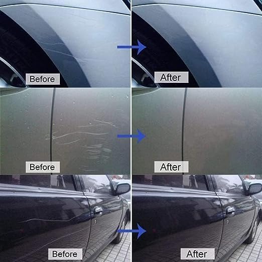 NINZA Car Body Scratch Remover and Repair Polishing Cream Kit with Sponge Cream Wax Body Compound Scratch Remover Ideal For Car and Bike Essentials, Moving Supplies-15 gm