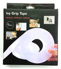 NINZA Ivy Grip Tape, Double Sided Strong Adhesive Tape, Transparent Traceless Tape Removable Washable and Reusable Anti Slip Tape for Home Supplies Fixing Carpet Phones (3Metre)